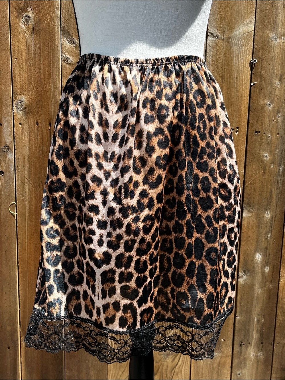 Sold Y2K Body Soul Leopard Print Midi Skirt with Lace Hem Accepting Offers!